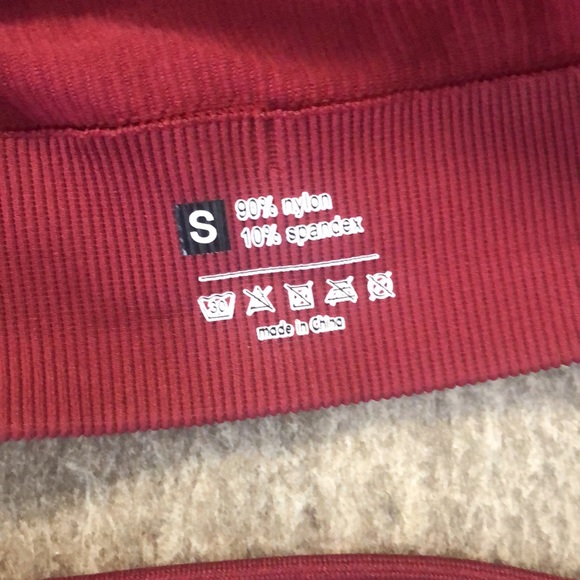 Ribbed workout co-ord set, size small - Picture 3 of 4